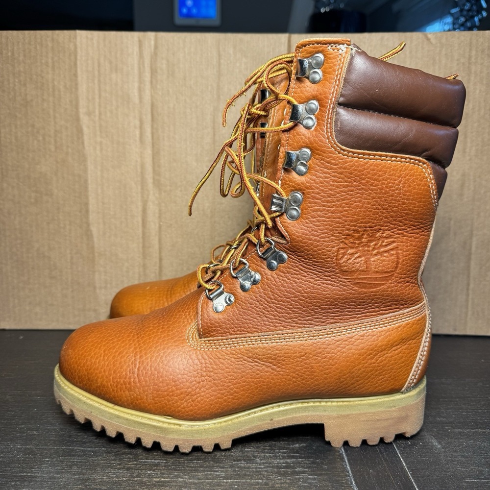Timberland Super Boot 40 Below 8 Inch Burnt Orange Mens 9 19851